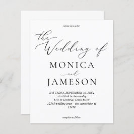 Caligrafia Moderna do Orçamento V2 Casamento