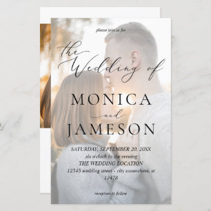 Caligrafia Moderna do Orçamento V2 Foto Casamento