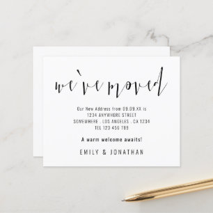 Caligrafia Orçamentária Mudamos Novo Endereço