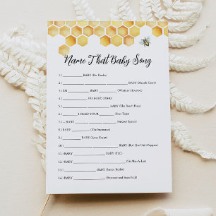 CALLA Bee O Nome Do Cartão De Música Bebê