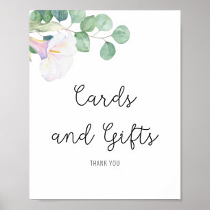 Calla e eucalipto - Poster de cartões e presentes