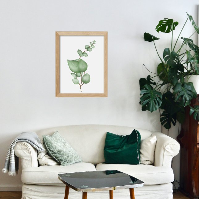 Calm Botanicals Poster - Eucalyptus Leaf Impressão (Criador carregado)