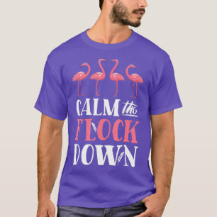 Calma A Camisa Pink Flamingo