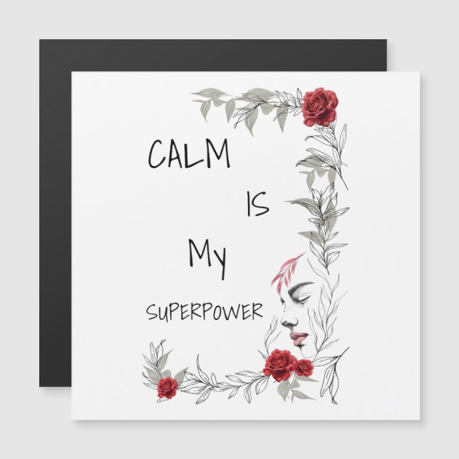 Calma É Meu Superpoder | Autoconfiança e Confiança (Frente/Verso)