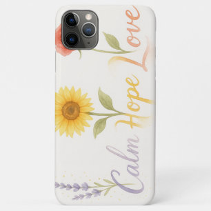 Calma Esperança Ama capas de iphone Floral com Gir