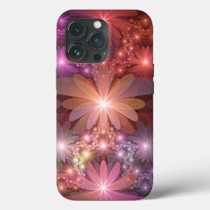 Cama De Flores Arte Fractal Abstrato brilhante Col