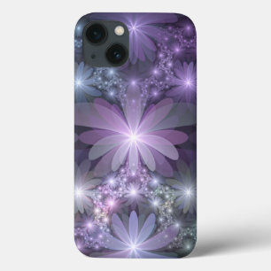 Cama de Flores Arte Fractal Abstrato Moderno e Bri
