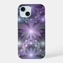 Cama de Flores Arte Fractal Abstrato Moderno e Bri