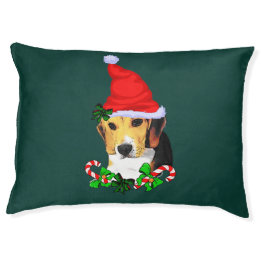 Cama Para Animais De Estimação Beagle Christmas Pet Bed