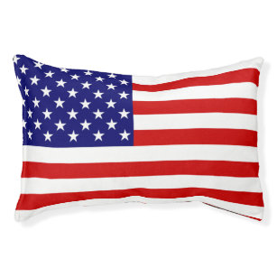 Cama Para Animais De Estimação EUA Flag dbcn