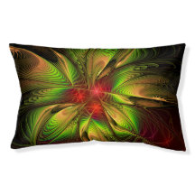 Flores de fantasia fractal suaves e tenra