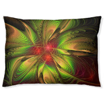 Flores de fantasia fractal suaves e tenra