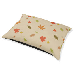 Cama Para Animais De Estimação Folhas Coloridas de Outono