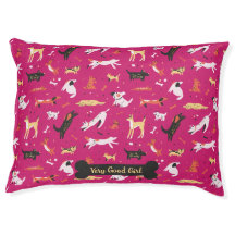 Gráfico de Cachorros com Design cor de rosa