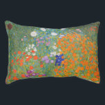 Cama Para Animais De Estimação Gustav Klimt Flower Garden Cottage Nature<br><div class="desc">Uma bela pintura de jardim - esta é uma pintura clássica de Gustav Klimt,  chamada Jardim de Algodão,  ou Jardim Bauergarten,  1907,  que é um close up de um jardim floral,  uma pintura floral colorida.</div>