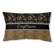 Leopard Spot Paw Imprime Rhinestone PHOTO IMPRESSÃ