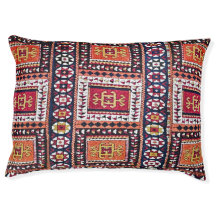 Vintage Tribal Pattern Oriental Carpet Design