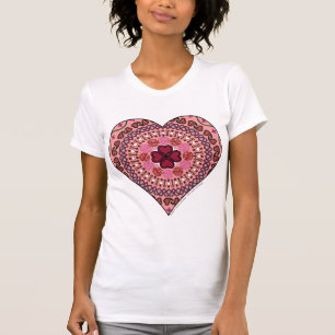 Camadas da Camisa Luz das Mulheres do Coração