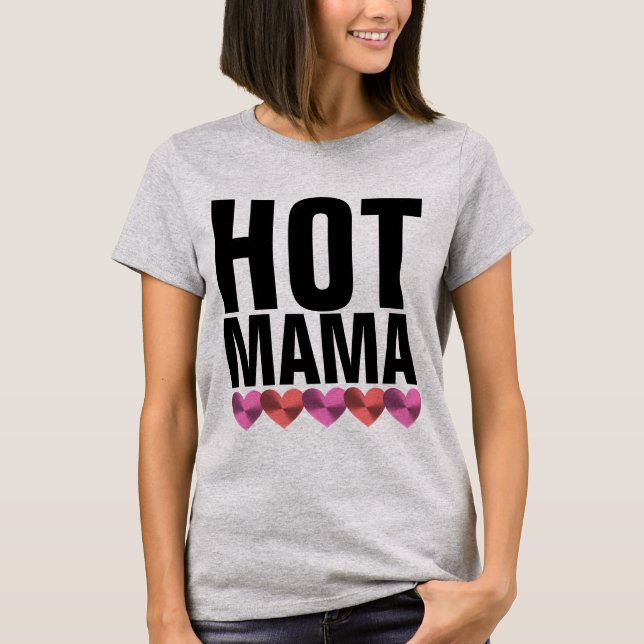 CAMADAS DE VINTAGEM MÃE QUENTE T-SHIRT (Frente)