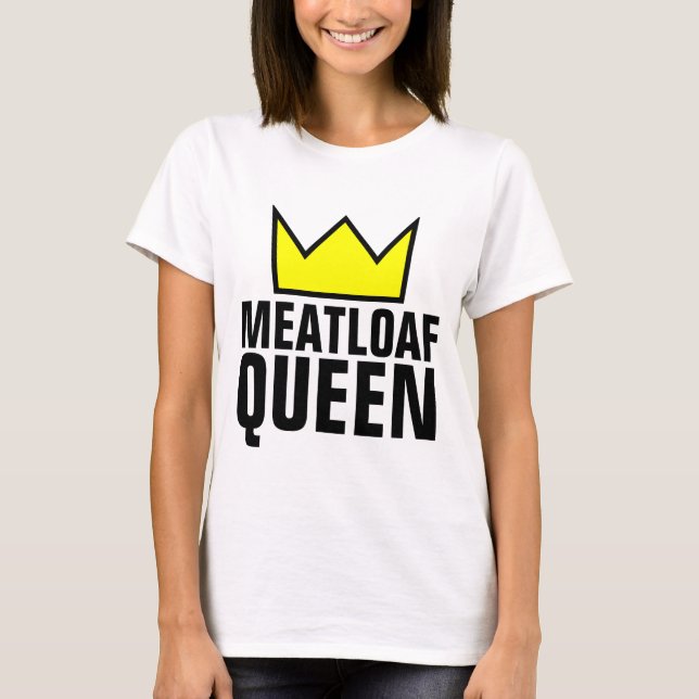 CAMADAS-T DE CAMISETAS MOM DE MEATLOAF RAINHA (Frente)