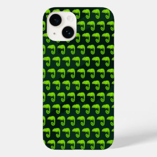 Camaleão bonito verde