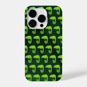 Camaleão bonito verde