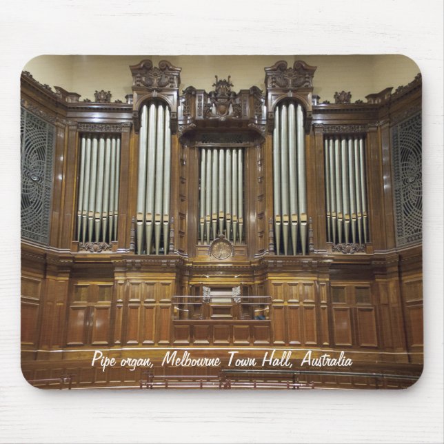 Câmara municipal, mousepad do órgão de tubulação (Frente)