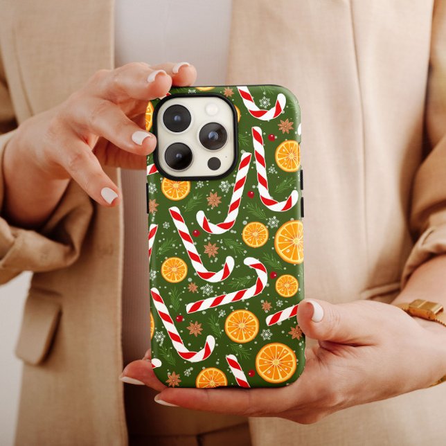 Camate de capas de iphone de laranja de Natal Verd (Criador carregado)