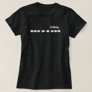 Camberry Camiseta de Morangos de Gato Fofo