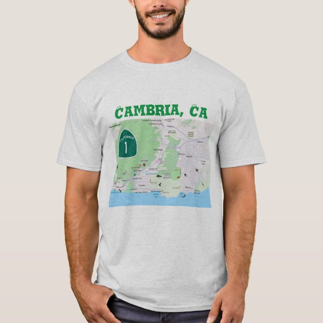 Cambria map T-Shirt (Frente)