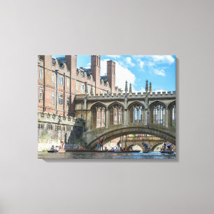 Cambridge Bridge of Sighs view canvas print