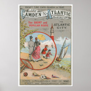 Camden e Atlantic Railroad Poster