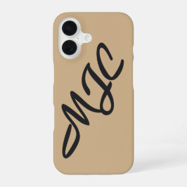 Camel Custom Monogram