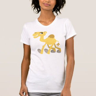Camela de Cartoon legal e fofa Camela T-Shirt