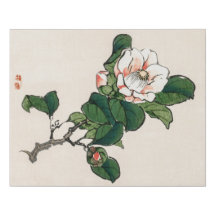 Camelia por Kōno Bairei Faux Canvas Print