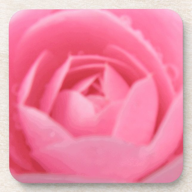Camellia Pink Cork Porta copos (Frente)