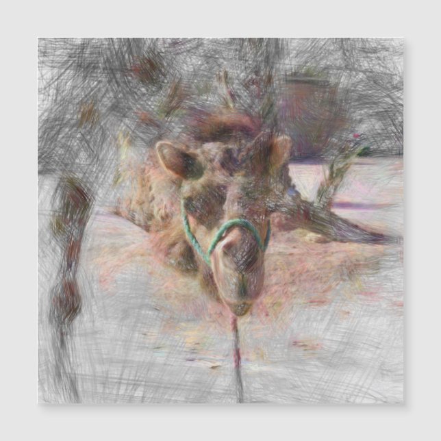Camelo de animais artísticos 2. (Frente)