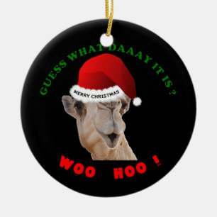 Camelo dos enfeites de natal do dia de corcunda
