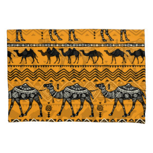Camelos Ilustração de Padrão Invisível Design.