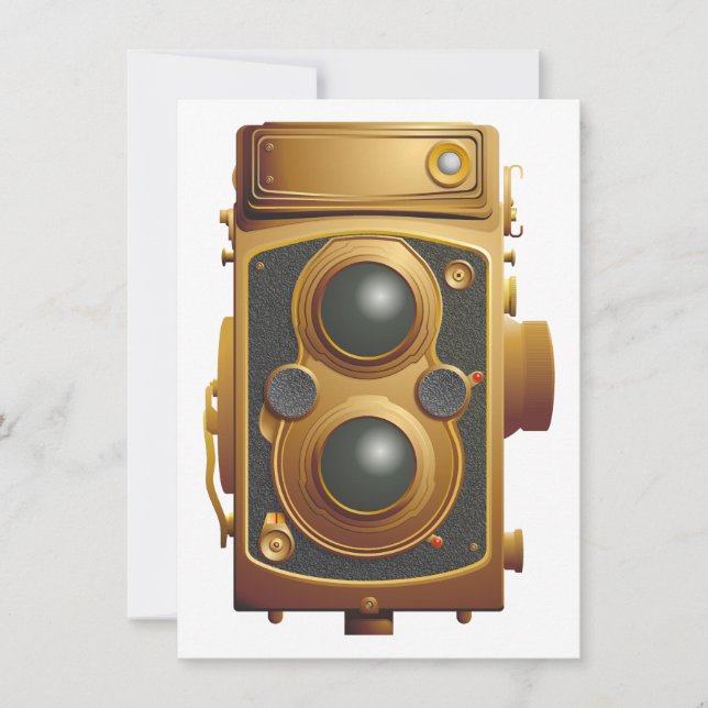 Câmera antiga Steampunk (Frente)