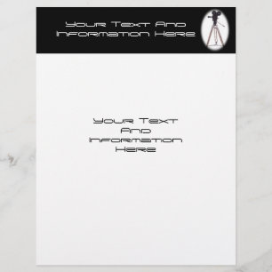 Câmera de cinema Letterhead