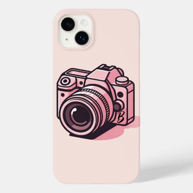 Câmera DSLR Rosa na Moda Fotografia Personalizada (Verso)