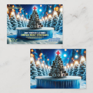 Camera Electronic Christmas Sale Cartão de visita