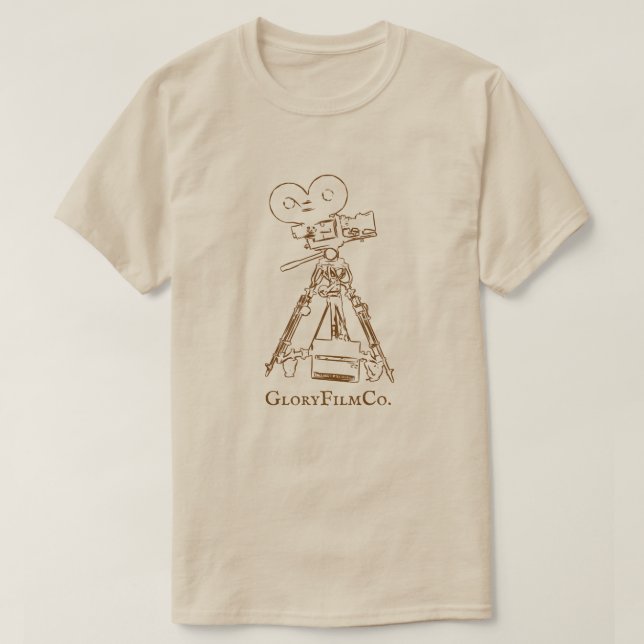 Camera Glory Vintage T-Shirt (Frente do Design)