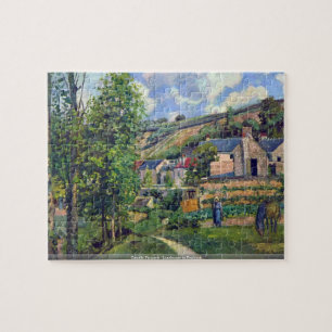 Camille Pissarro - paisagem no quebra-cabeça de