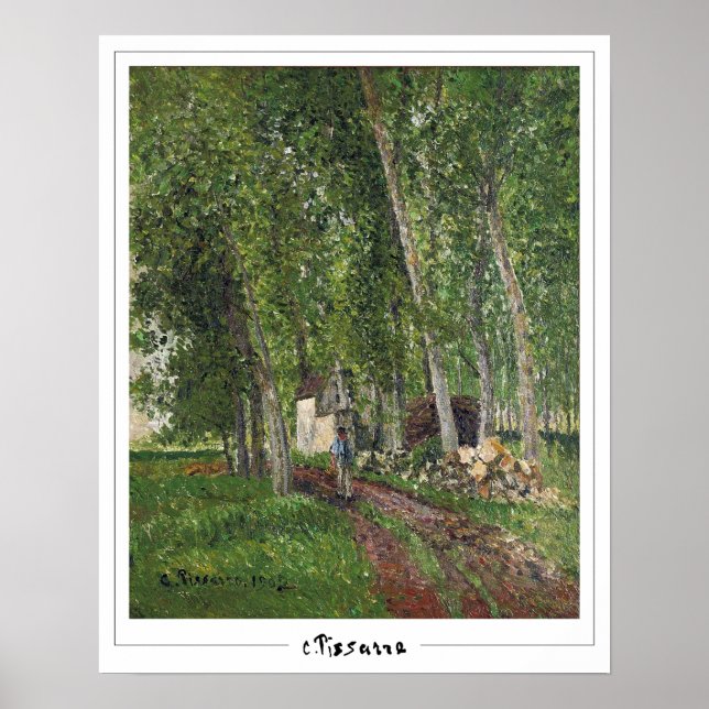 Camille Pissarro Zedign Art Poster #384 (Frente)