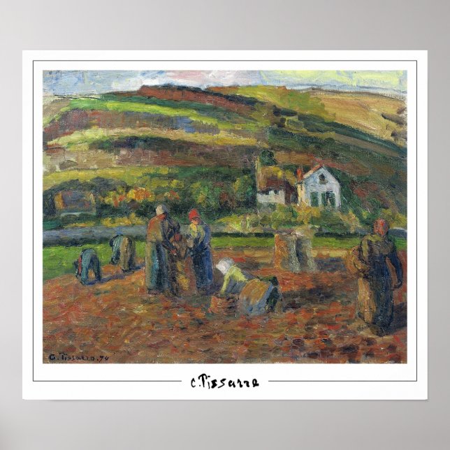 Camille Pissarro Zedign Art Poster #394 (Frente)