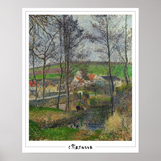 Camille Pissarro Zedign Art Poster nº 1 (Frente)