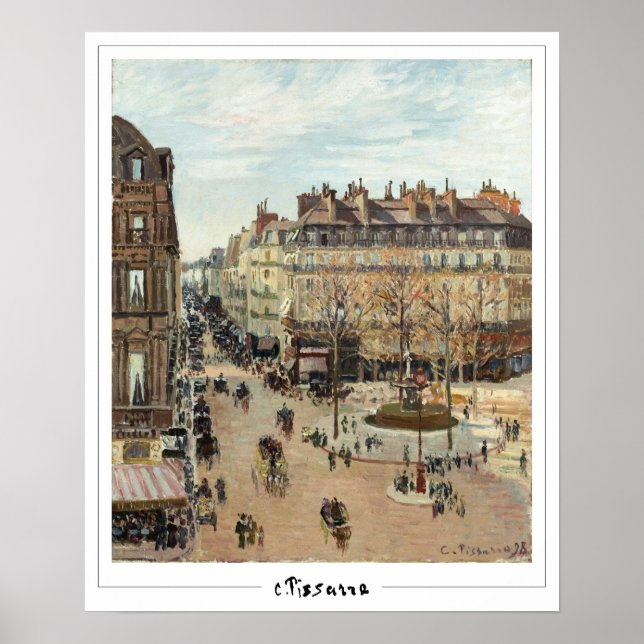 Camille Pissarro Zedign Art Poster nº 4 (Frente)