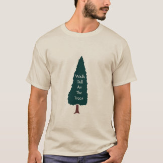 Caminhada alta como as árvores - t-shirt